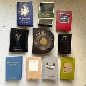 10 Men’s deluxe fragrance samples